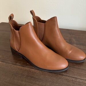 Cole Haan Brown Leather Ankle Booties